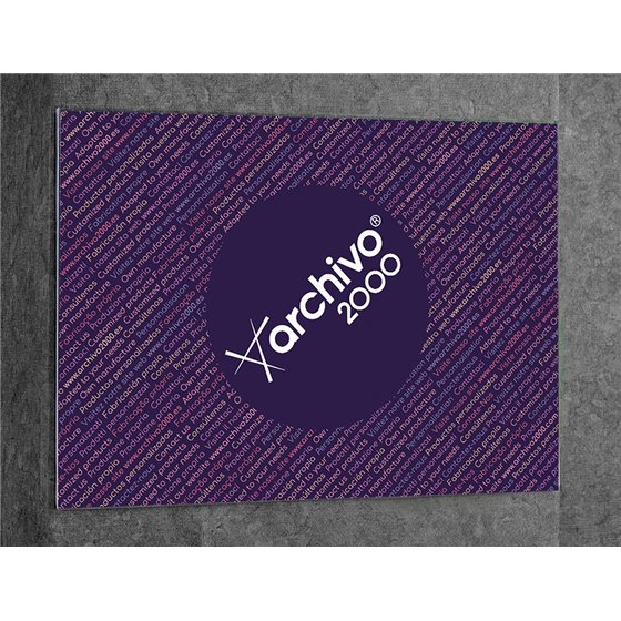 Expositor Mural Archivo 2000 Premium De Pared Con Adhesivo Poliestireno Transparente Din A3 Horizontal 420X300 Mm