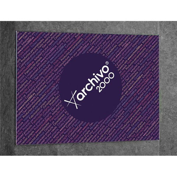 Expositor Mural Archivo 2000 Premium De Pared Con Adhesivo Poliestireno Transparente Din A3 Horizontal 420X300 Mm