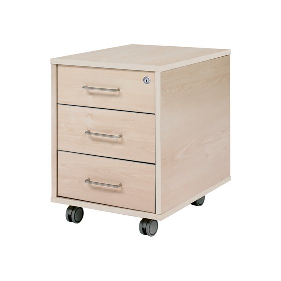 Cajonera Rocada Con 3 Cajones Serie Store 58X40X59,5 Acabado Aa01 Haya/Haya