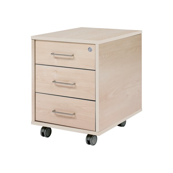 Cajonera Rocada Con 3 Cajones Serie Store 58X40X59,5 Acabado Aa01 Haya/Haya