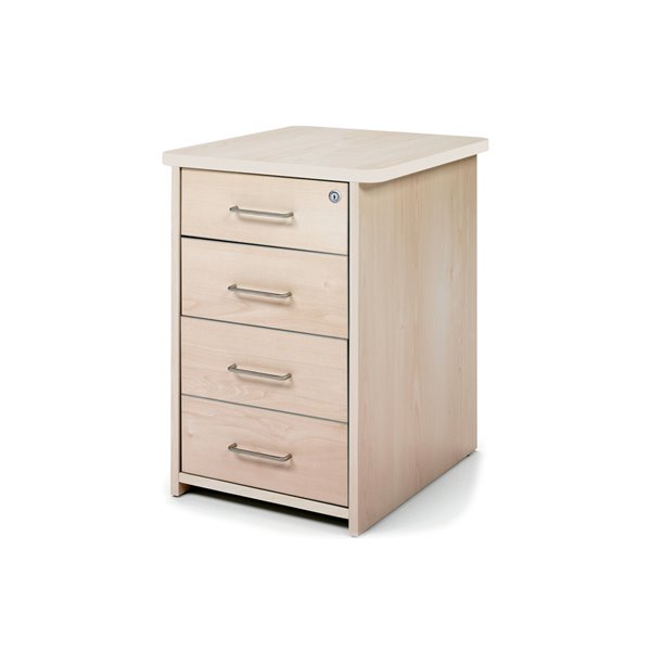 Cajonera Rocada Con 4 Cajones Serie Store 72X47X60 Acabado Aa01 Haya/Haya