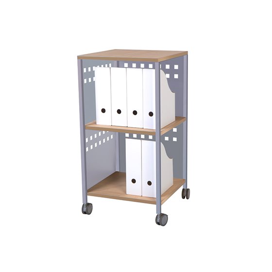 Carro Multiusos Rocada Melamina 19 Mm Y Acero Pintado 450X450X860 Mm