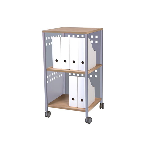 Carro Multiusos Rocada Melamina 19 Mm Y Acero Pintado 450X450X860 Mm