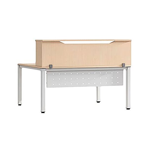 Mostrador De Altillo Rocada Valido Para Mesas Work Metal Executive 140X30X40 Cm Acabado Aa01 Haya/Haya