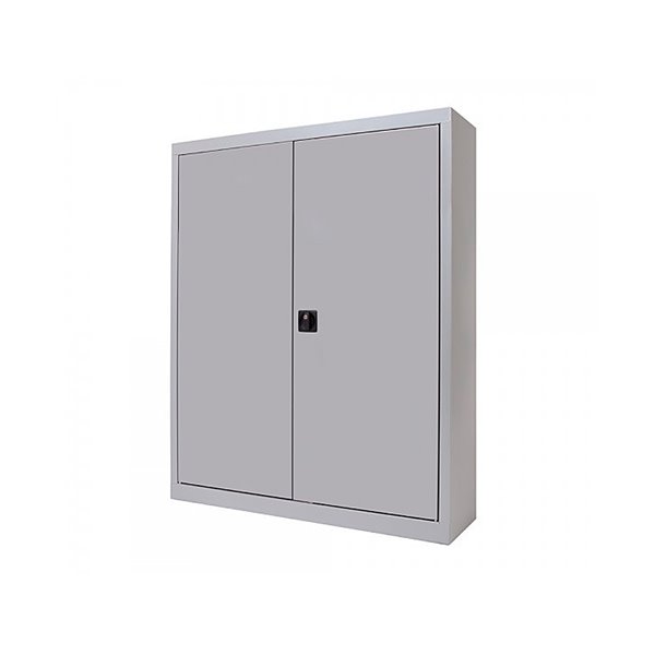 Armario Metalico Rocada Dos Puertas Batientes Incluye Dos Balda 102X105X45 Cm Acabado Ac00 Gris/Gris