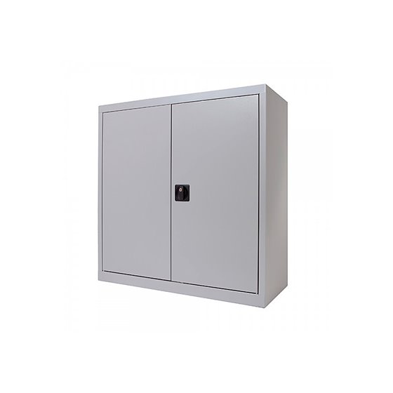 Armario Metalico Rocada Dos Puertas Batientes Incluye Una Balda 80X70X45 Cm Acabado Ac00 Gris/Gris