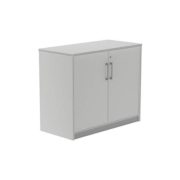 Armario Rocada Con Dos Puertas Serie Store 78X90X45 Cm Acabado Ab02 Aluminio/Gris