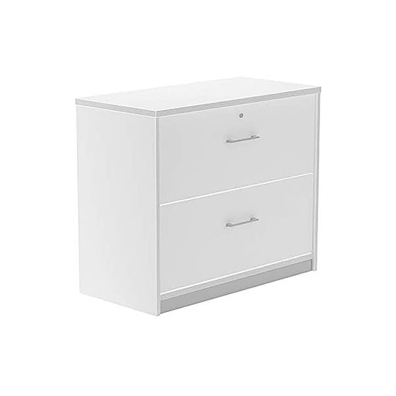 Armario Rocada Con Dos Cajones Serie Store 78X90X45 Cm Acabado Ab02 Aluminio/Gris