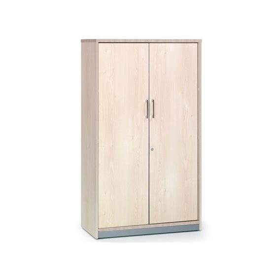 Armario Rocada Con 3 Estantes Y Dos Puertas Enteras Serie Store 156X90X45 Acabado Aa01 Haya/Haya