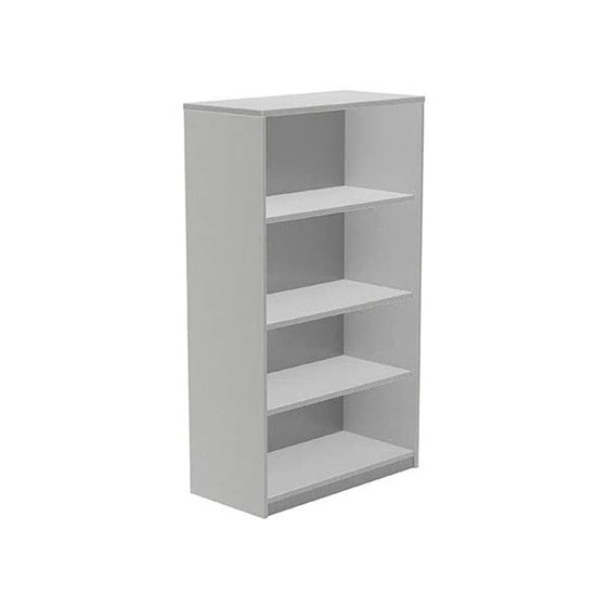 Armario Rocada Con Cuatro Estantes Serie Store 156X90X45 Cm Acabado Ab02 Aluminio/Gris