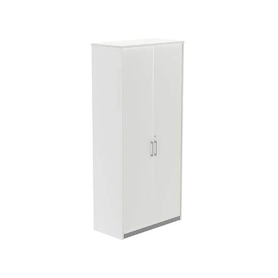 Armario Rocada Con Cuatro Estantes Y Dos Puertas Serie Store 195X90X45 Cm Acabado Aw04 Blanco/Blanco