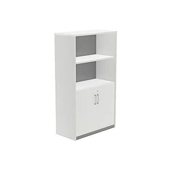 Armario Rocada Con Dos Estantes Y Dos Puertas Inferiores Serie Store 156X90X45 Cm Acabado Aw04