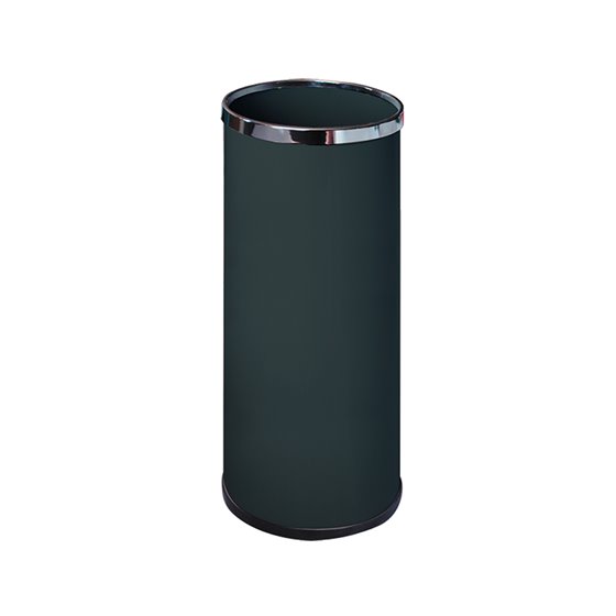 Paraguero Metalico 301 Negro Aros Cromado 50X21,5 Cm