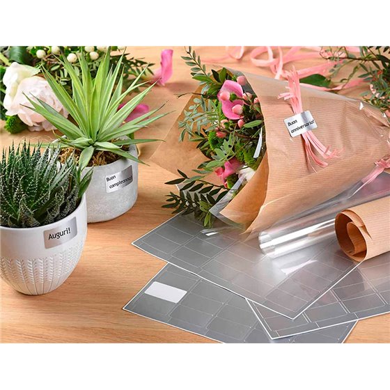 Etiqueta Adhesiva Tico Papel Satinado Oro / Plata Laser Medidas Surtidas Caja De 626 Unidades