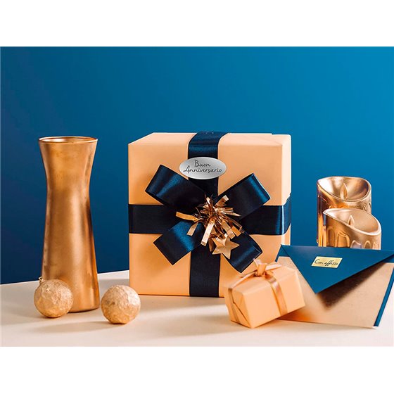 Etiqueta Adhesiva Tico Papel Satinado Oro / Plata Laser Medidas Surtidas Caja De 626 Unidades