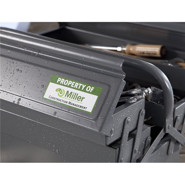 Etiqueta Adhesiva Resistente Avery Poliester Blanco 3,9 Mm 63,5X33,9 Mm Laser Pack De 480Unidades