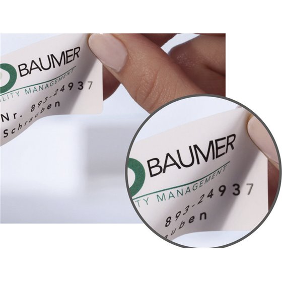 Etiqueta Adhesiva Resistente Avery Poliester Blanco 3,9 Mm 63,5X33,9 Mm Laser Pack De 480Unidades