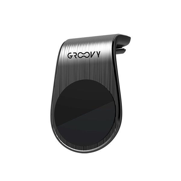 Soporte Para Movil Groovy Coche Universal Magnetico Color Gris Oscuro