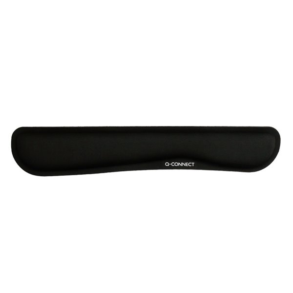 Reposamuñecas Q-Connect Memory Foam Para Teclado Color Negro 460X85X25 Mm