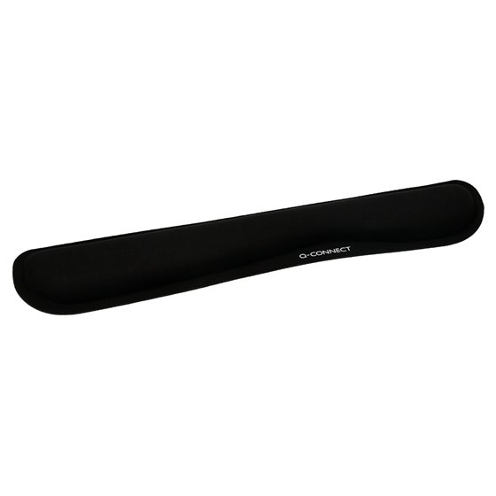 Reposamuñecas Q-Connect Memory Foam Para Teclado Color Negro 460X85X25 Mm