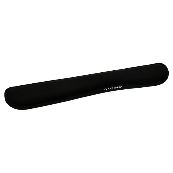 Reposamuñecas Q-Connect Memory Foam Para Teclado Color Negro 460X85X25 Mm
