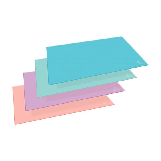 Vade De Sobremesa Exacompta Aquarel Carton Forrado Colores Pastel Surtidos 585X385X5 Mm