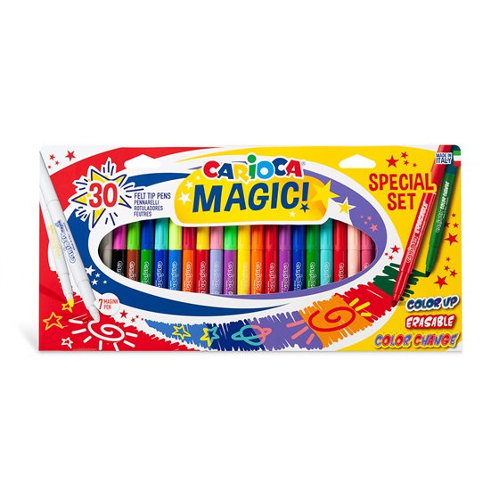 Rotulador Carioca Magic Markers Special Set Caja 30 Unidades Colores Surtidos