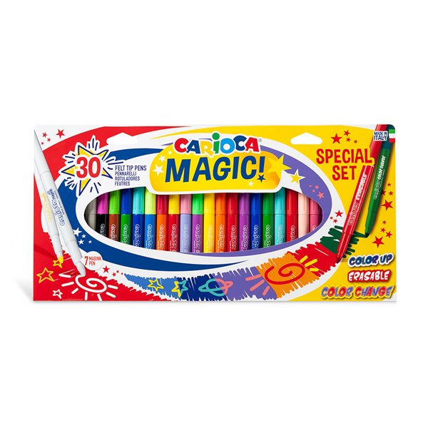 Rotulador Carioca Magic Markers Special Set Caja 30 Unidades Colores Surtidos