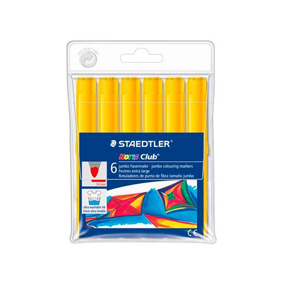 Rotulador Staedtler Color Jumbo Trazo 3 Mm Unicolor Amarillo