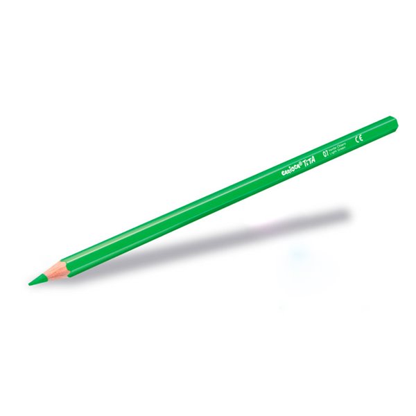 Lapices De Colores Carioca Tita Mina 3 Mm Tubo Metal 24 Colores Surtidos + Sacapuntas