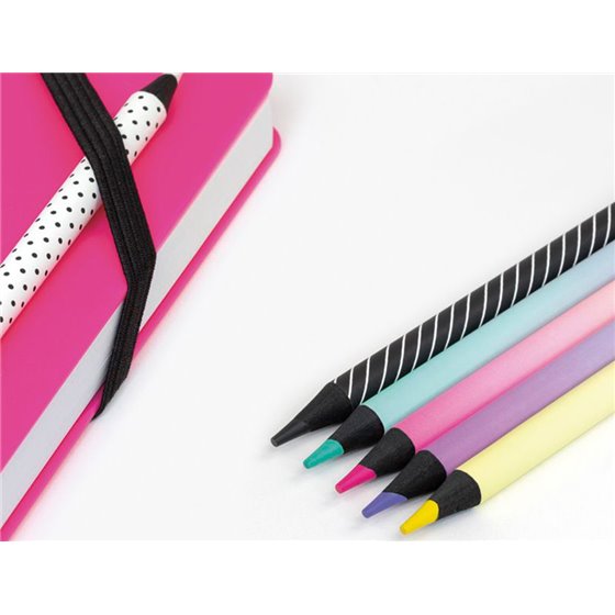 Lapices De Colores Milan Sunset Mina Gruesa 3,5 Mm Caja De 6 Unidades Colores Surtidos