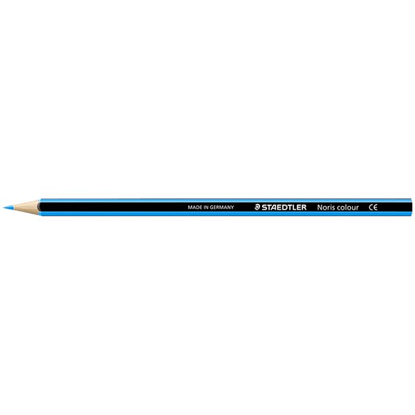 Lapiz De Color Staedtler Wopex Ecologico Azul Claro