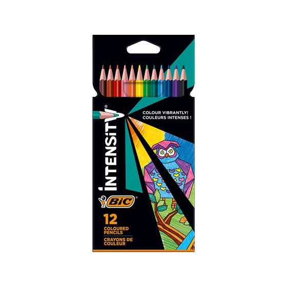 Lapices De Colores Intensity Caja De 12 Unidades Colores Surtidos