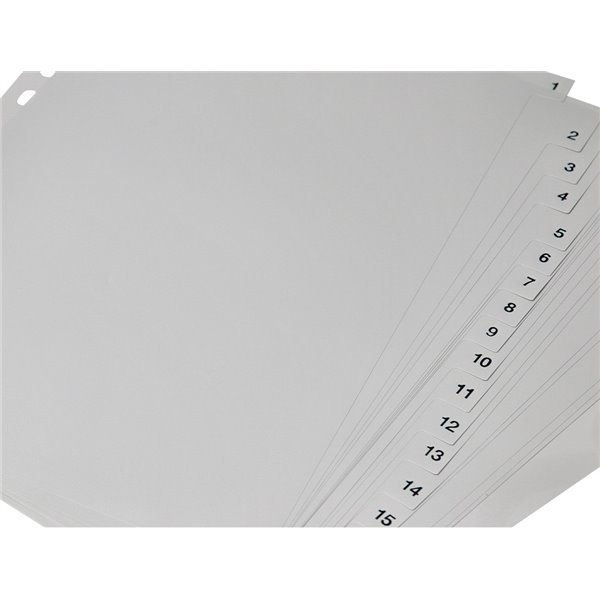 Separador Numerico Q-Connect Plastico 1-31 Juego De 31 Separadores Din A4 Multitaladro