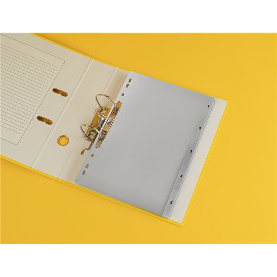 Separador Numerico Q-Connect Plastico 1-5 Juego De 5 Separadores Din A4 Multitaladro