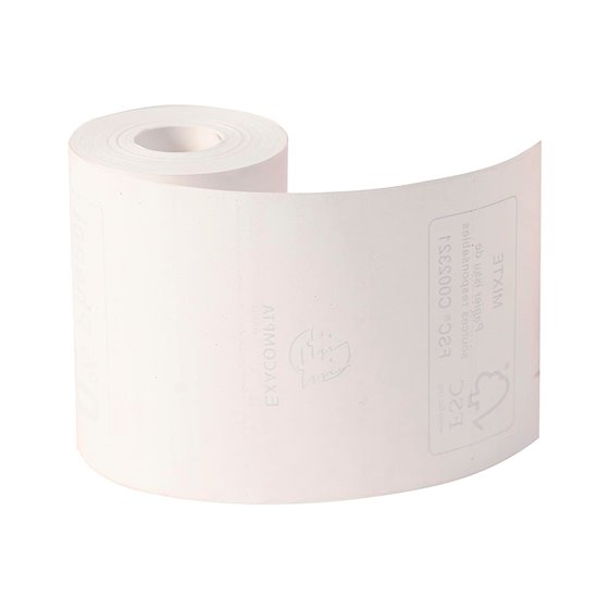 Rollo Sumadora Exacompta Termico Para Tpv 57 Mm X 40 Mm 55 G/M2 Fsc Sin Fenol Ni Plastico