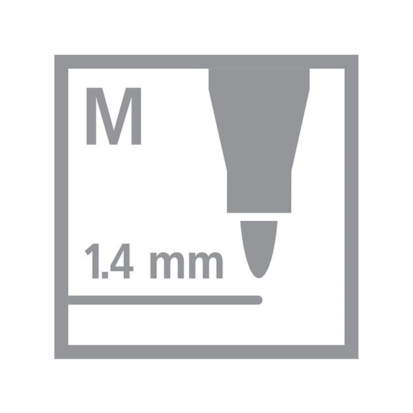 Rotulador Stabilo Punta De Fibra Pen 68 Metallic Estuche Plastico De 8 Unidades Colores Surtidos