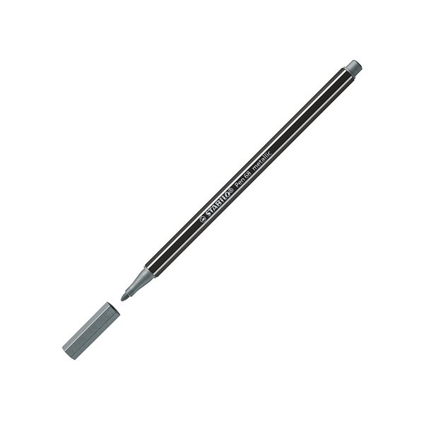Rotulador Stabilo Acuarelable Pen 68 Metalico Plata 1 Mm