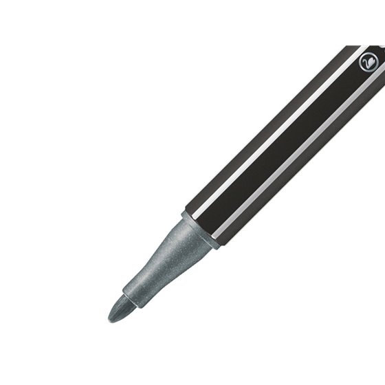 Rotulador Stabilo Acuarelable Pen 68 Metalico Plata 1 Mm