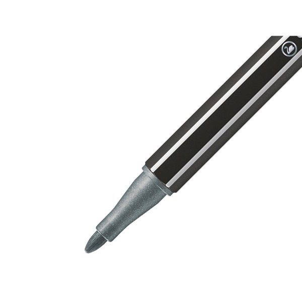 Rotulador Stabilo Acuarelable Pen 68 Metalico Plata 1 Mm