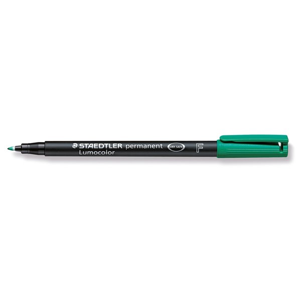 Rotulador Staedtler Lumocolor Retroproyeccion Punta De Fibrapermanente 318-5 Verde Punta Fina Redonda 0.6 Mm