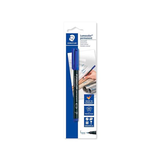 Rotulador Staedtler Lumocolor Retroproyeccion Punta De Fibrapermanente 318-3 Azul Punta Fina Redonda 0.6 Mm