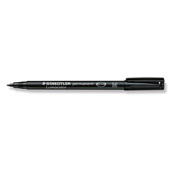 Rotulador Staedtler Lumocolor Retroproyeccion Punta De Fibrapermanente 317-9 Negro Punta Media Redonda 0.8-1 Mm