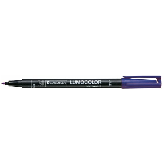 Rotulador Staedtler Lumocolor Retroproyeccion Punta De Fibrapermanente 317-3 Azul Punta Media Redonda 0.8-1 Mm