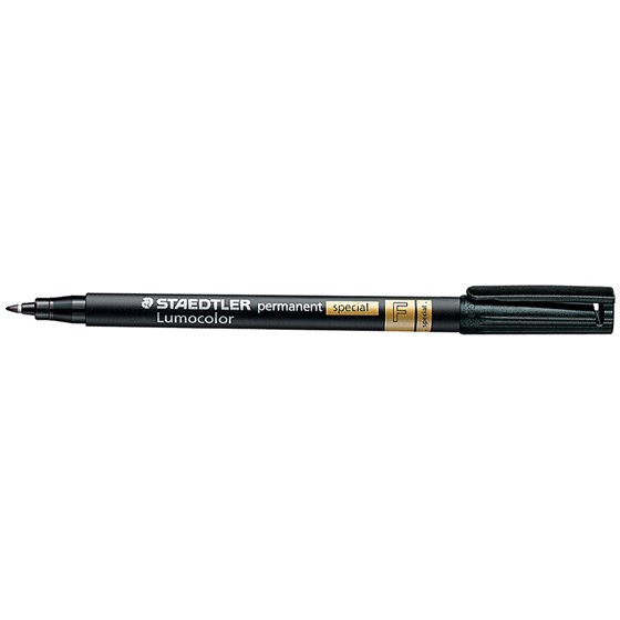 Rotulador Staedtler Lumocolor Retroproyeccion Punta De Fibra Permanente Special 319-9 Negro Punta Fina