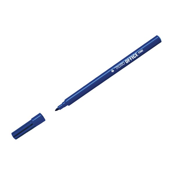Rotulador Tratto Office Fine Punta De Fibra Trazo 0,7 Mm Azul