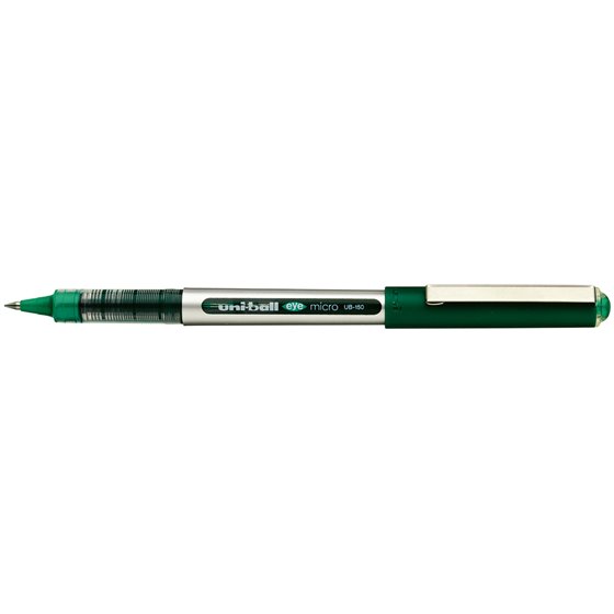 Rotulador Uni-Ball Roller Ub-150 Micro Eye Verde 0,5 Mm Unidad