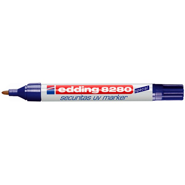 Rotulador Edding Marcador De Seguridad Visible Bajo La Luz Ultravioleta Punta Redonda 1,5 Mm
