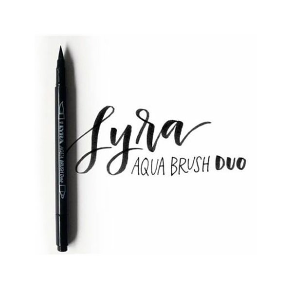 Rotulador Lyra Aqua Brush Acuarelable Doble Punta Y Pincel Tonos Grises Blister De 6 Unidades Surtidas