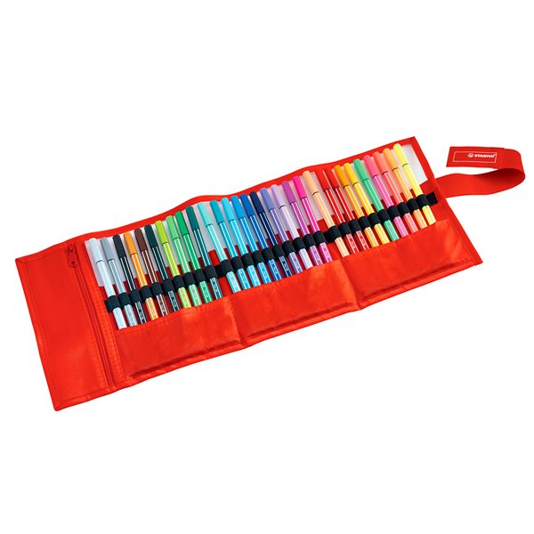 Rotulador Stabilo Acuarelable Pen 68 Estuche De 24 Colores Estandar + 6 Colores Neon